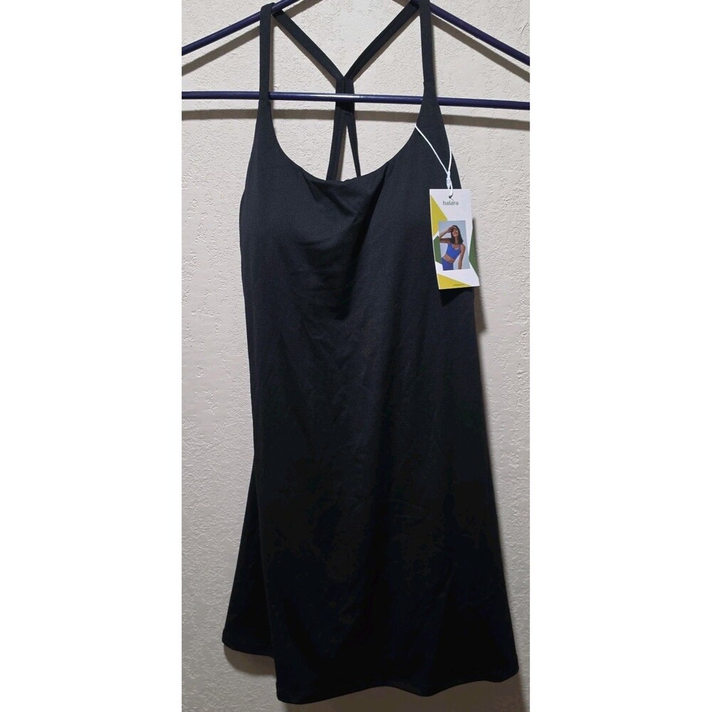 Halara Softlyzero Plush Backless 2 In 1  Flare Dress  XS Black